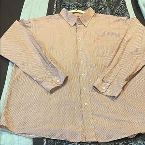 Cinch Men's Red Patterned Button-Down Shirt